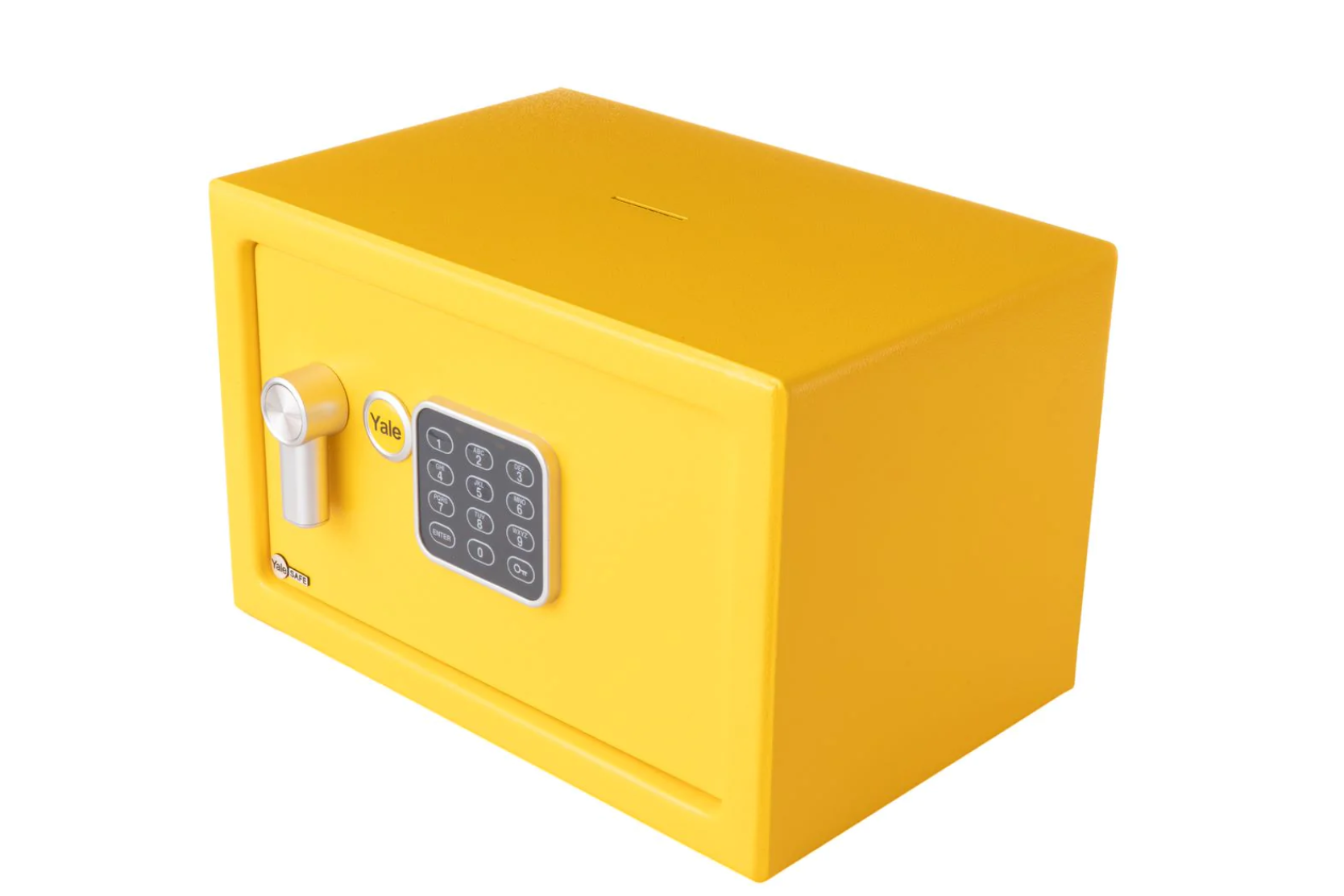 Caja Fuerte Con Alcancía Yale Amarillo