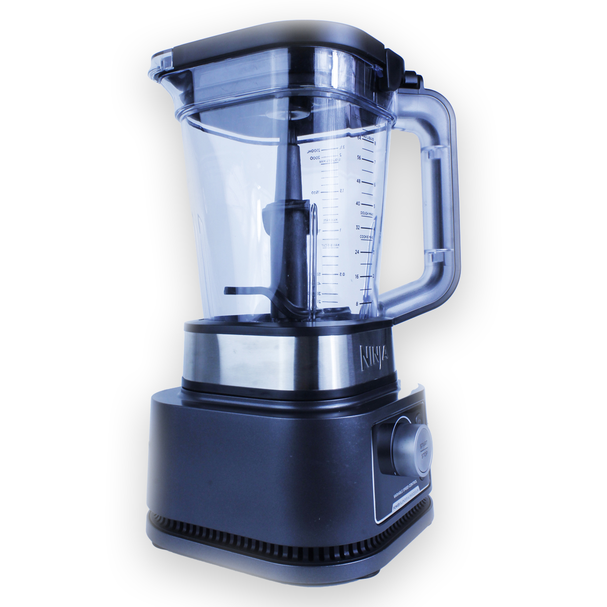 Ninja foodi licuadora con procesador 1200w control de velocidad ajustable con opción de pulso hasta 6 programas pre-cargados con el sistema iq (reacondicionado)