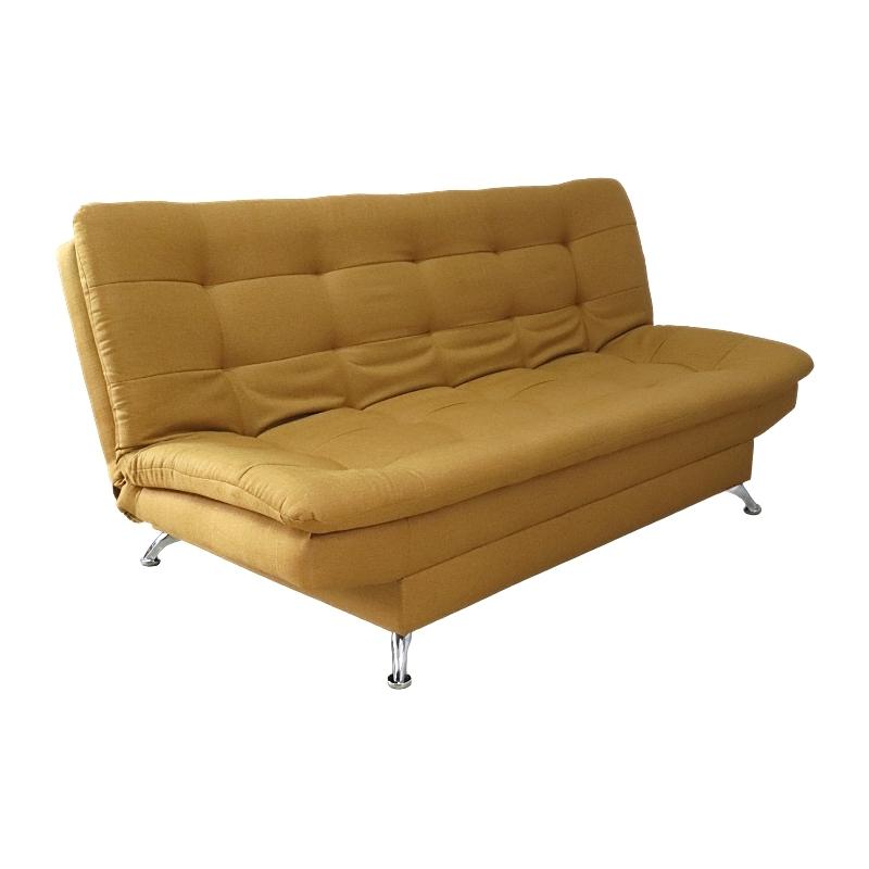 Sofá Cama Mostaza Matrimonial 3 Posiciones