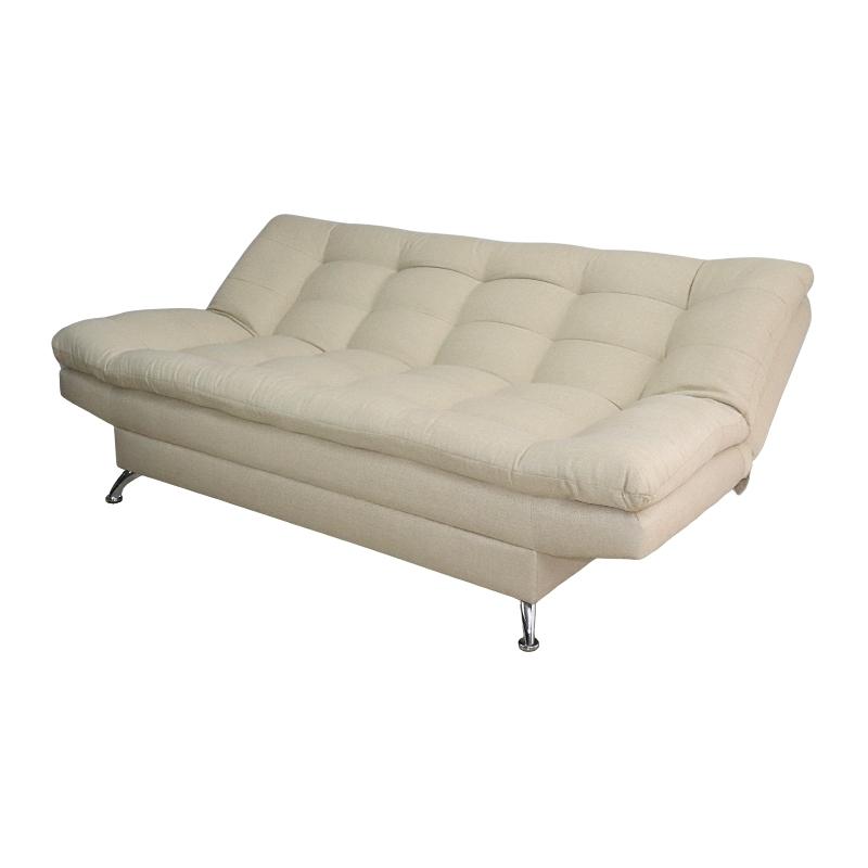 Sofá Cama Beige Moderno 3 Posiciones.