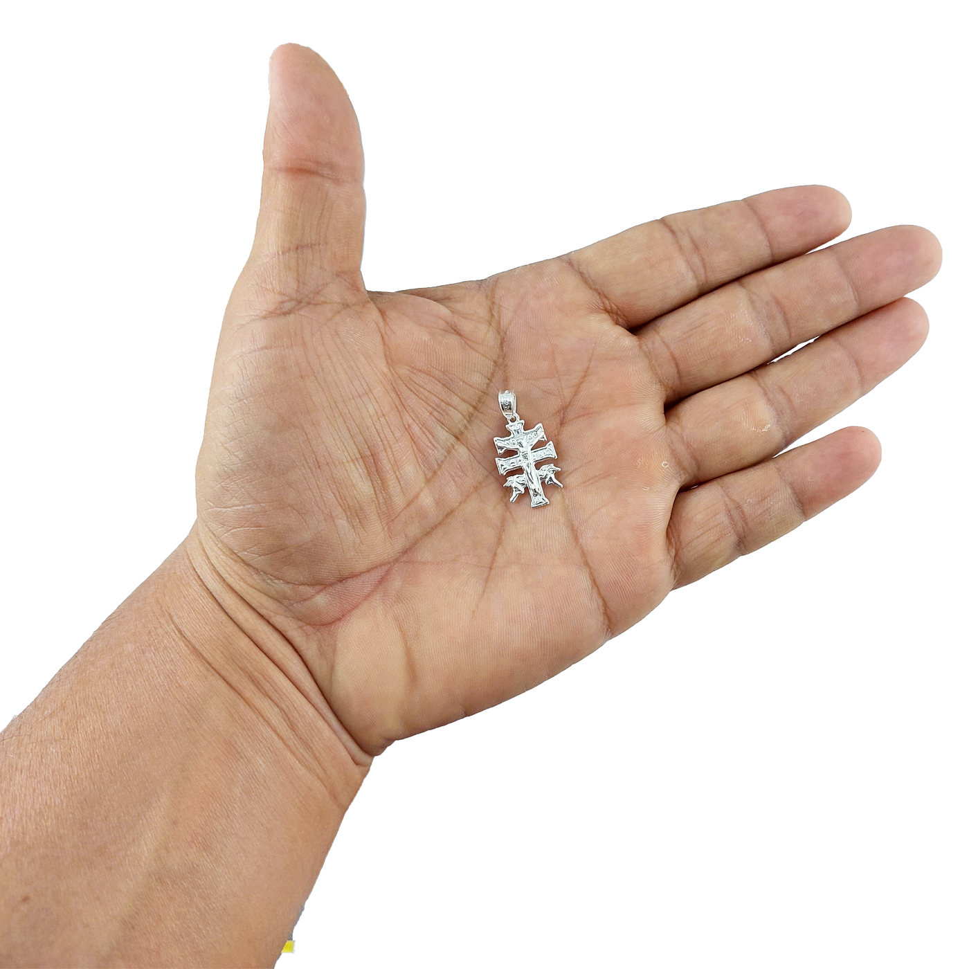 Dije Cruz Caravaca Mini + Regalo Plata .925 Taxco Gro