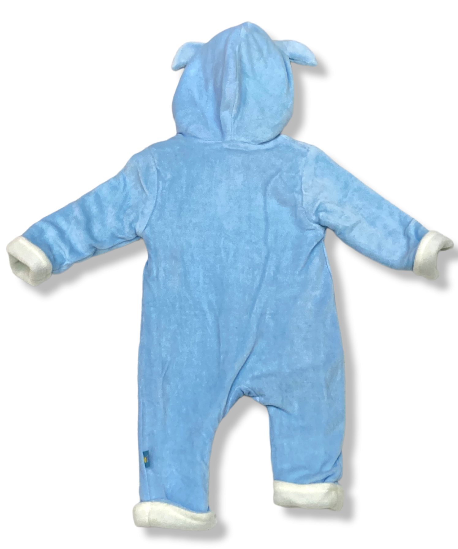 Comando Mameluco Forro Polar Cara Perrito Para Bebé 3 A 18 Meses