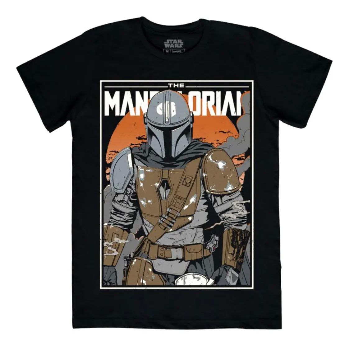 Fifth Sun Mandalorian Mandomon Epi5 Saber - Camiseta Sólida Para Niño, Blanco, XS