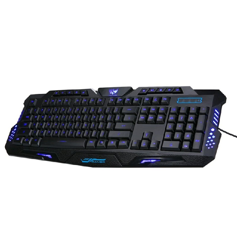 Teclado gamer con luz led