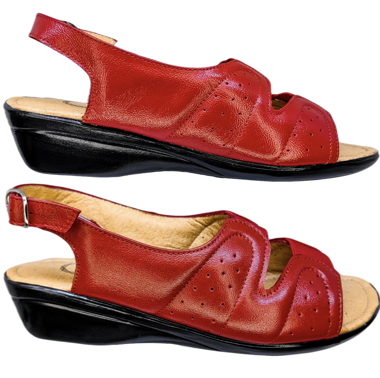 Huarache Cómodo Piel Borrego Confort Pie Diabético 02 Resorte