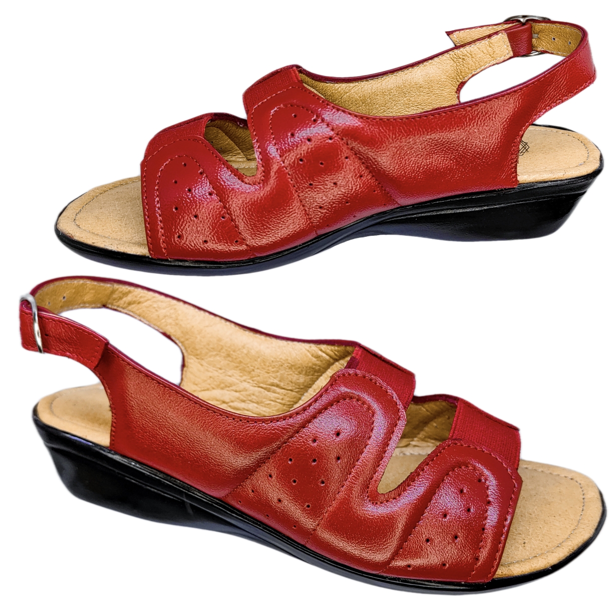 Huarache Cómodo Piel Borrego Confort Pie Diabético 02 Resorte