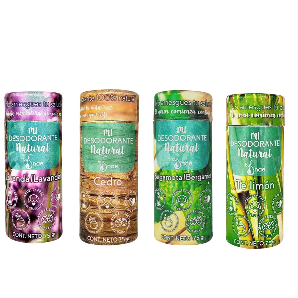 Mi Desodorante Natural By Snae Biodegradable 75g Elige Aroma