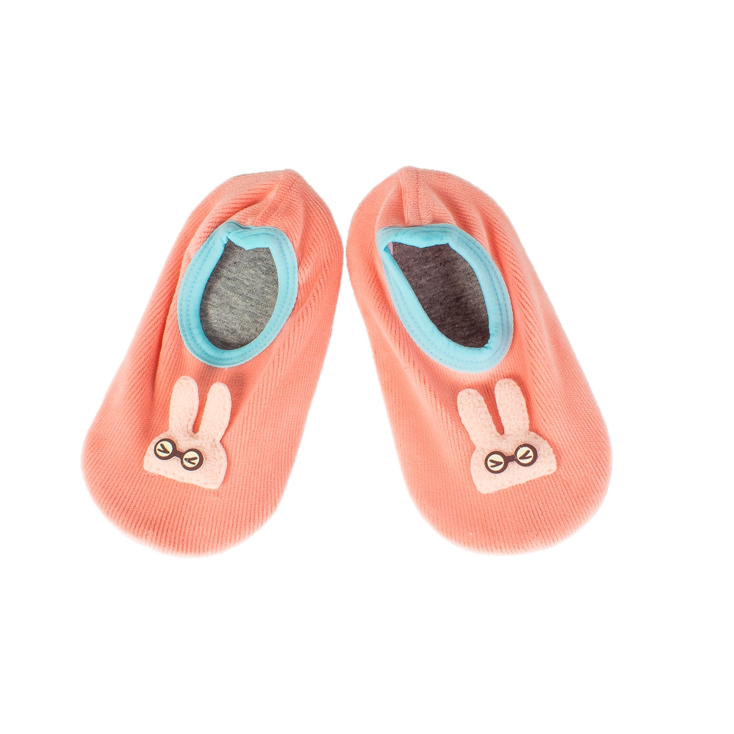 Pantufla de tela para bebé. Suela antiderrapante. Animalitos