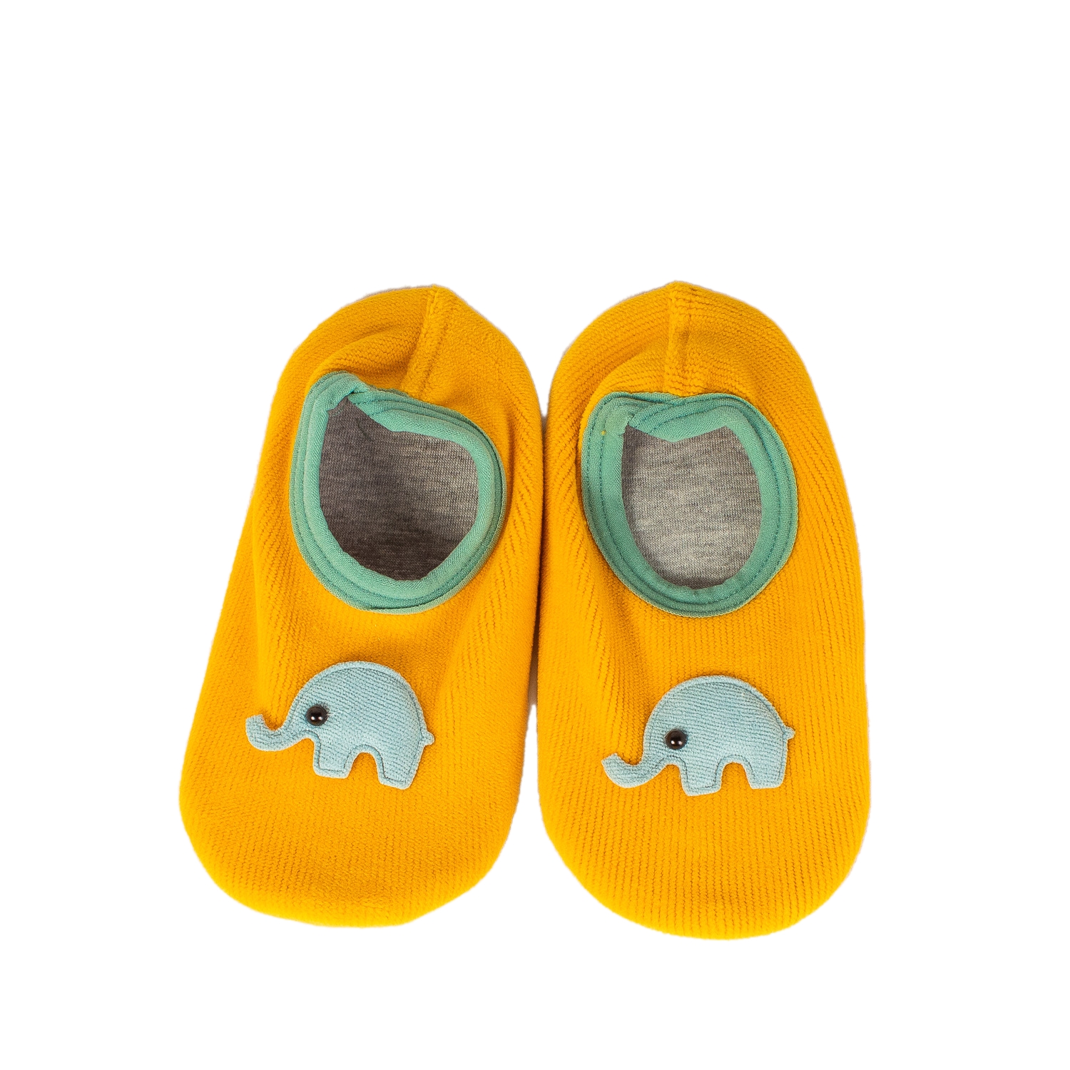 Pantufla de tela para bebé. Suela antiderrapante. Animalitos