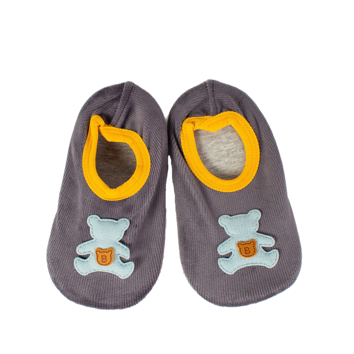 Pantufla de tela para bebé. Suela antiderrapante. Animalitos