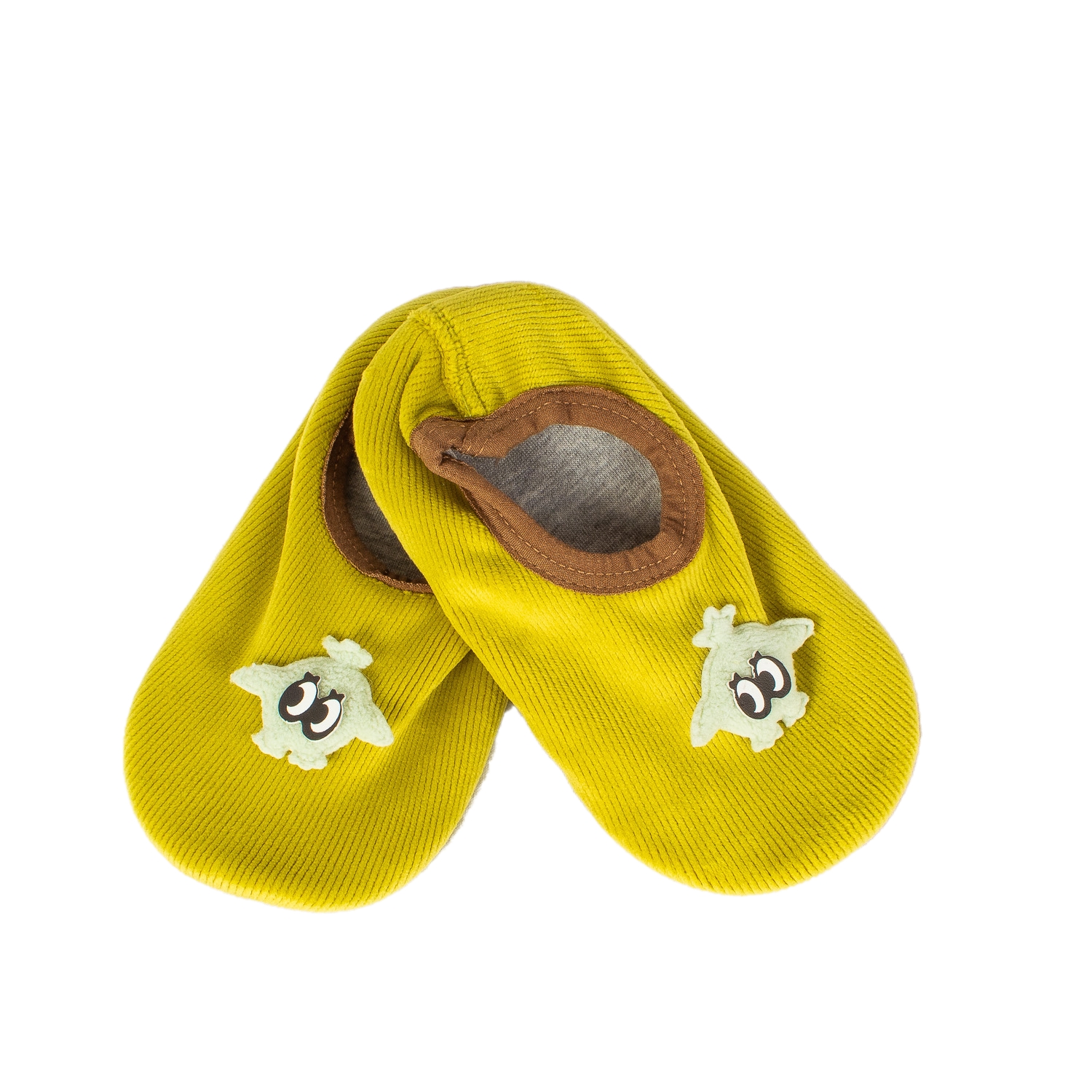 Pantufla de tela para bebé. Suela antiderrapante. Animalitos