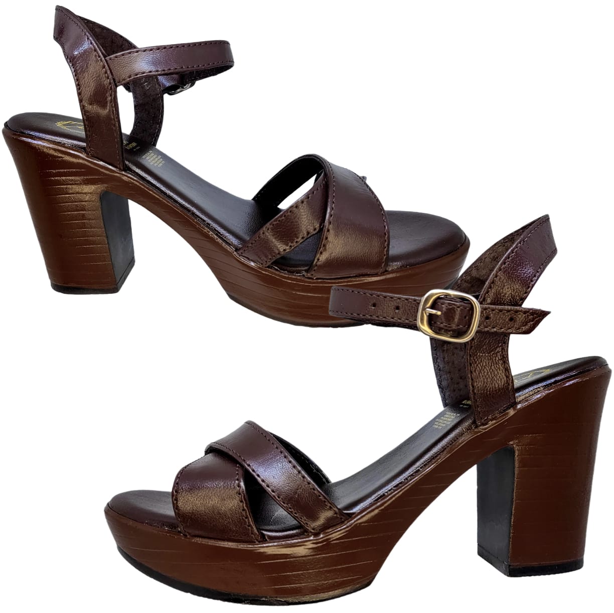 Huarache Cómoda Plataforma Moda Piel Cabra Tacon R14 22-27