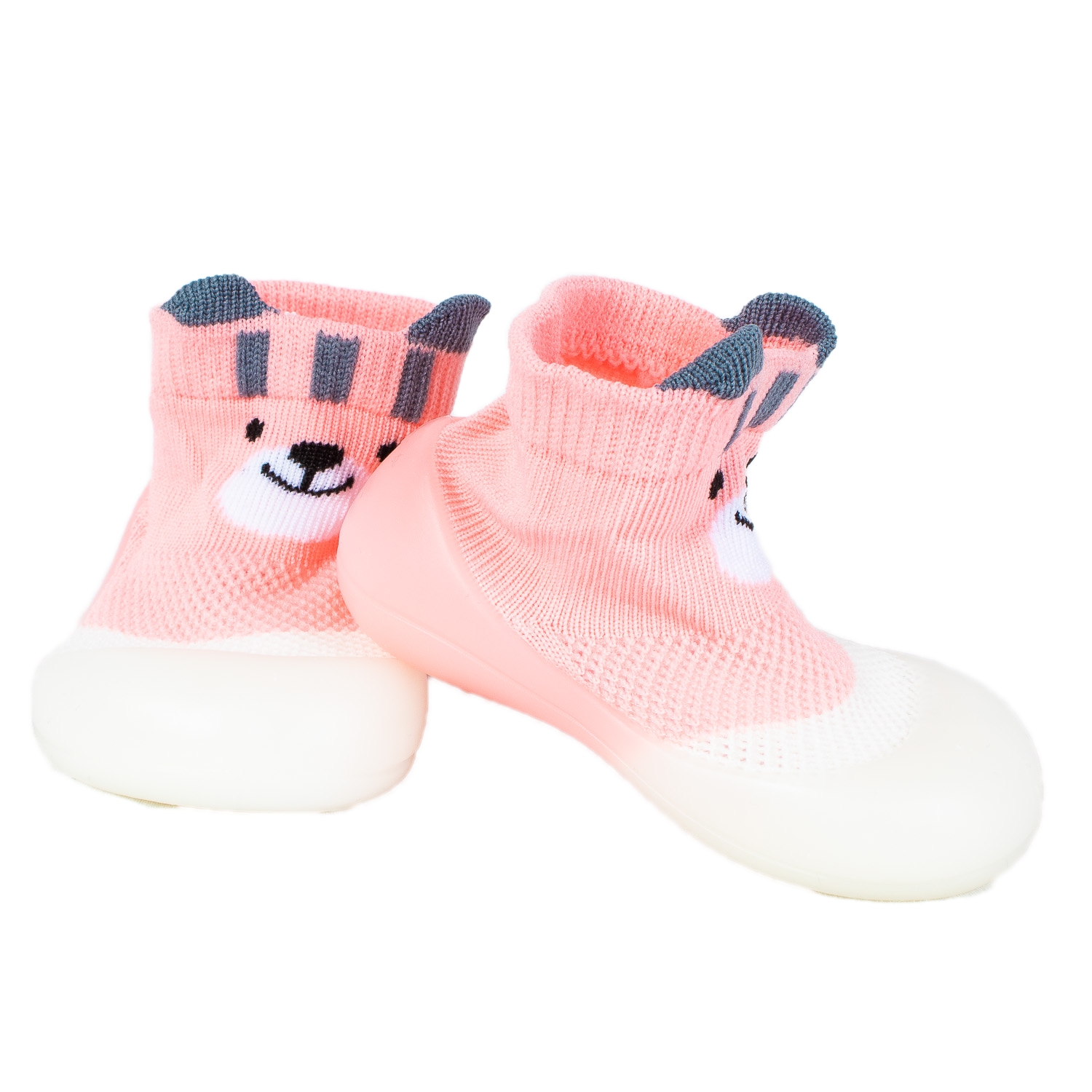 Zapato Calcetín Para Bebé. Suela De Silicona Antiderrapante