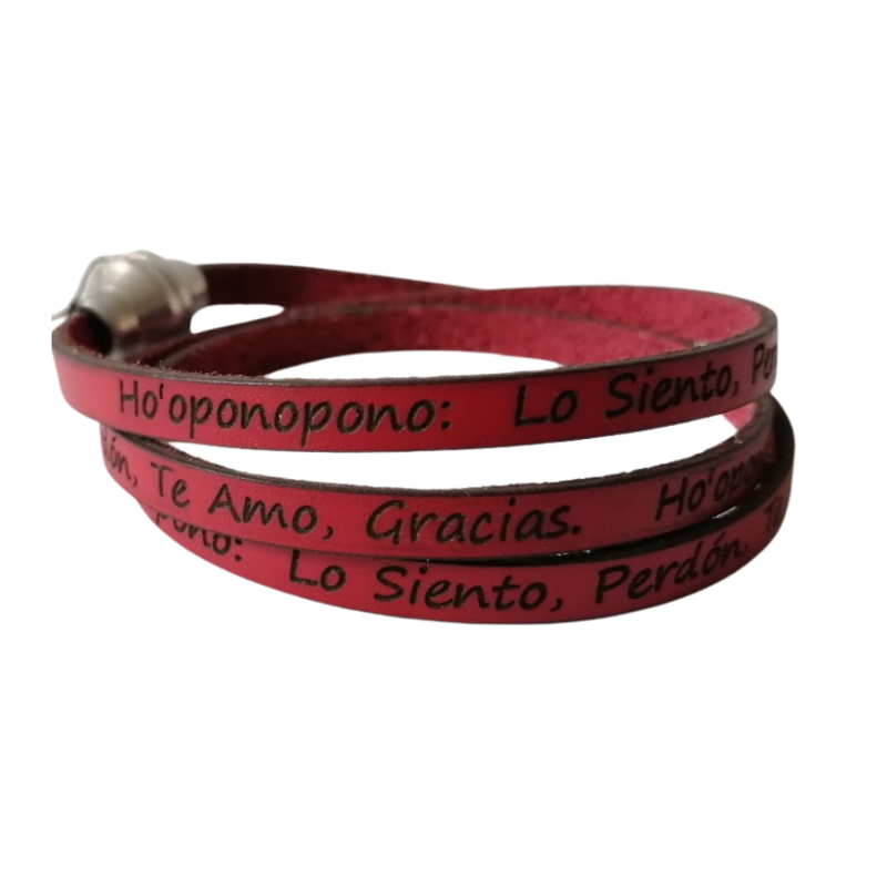 PULSERA DECRETO   Ho´oponopono: Lo siento, perdón, te amo, gracias