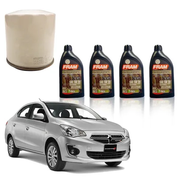Kit Cambio Aceite Para Dodge Attitude 1.2l 5w30 Sintetico F