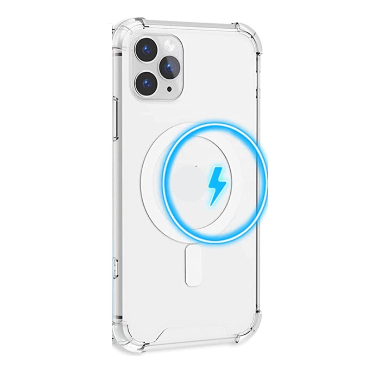Funda Magnética Transparente para iPhone 11 Pro compatible con Batería MagSafe
