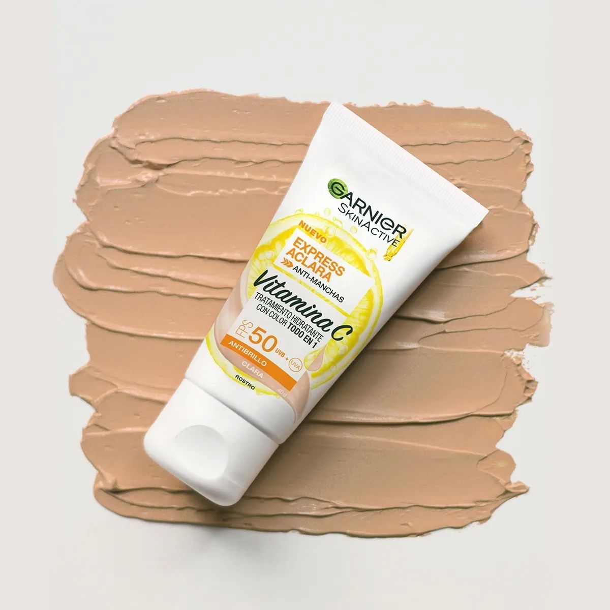 Kit Garnier Express Aclara; All In 1 Claro+ Gel Limpiador