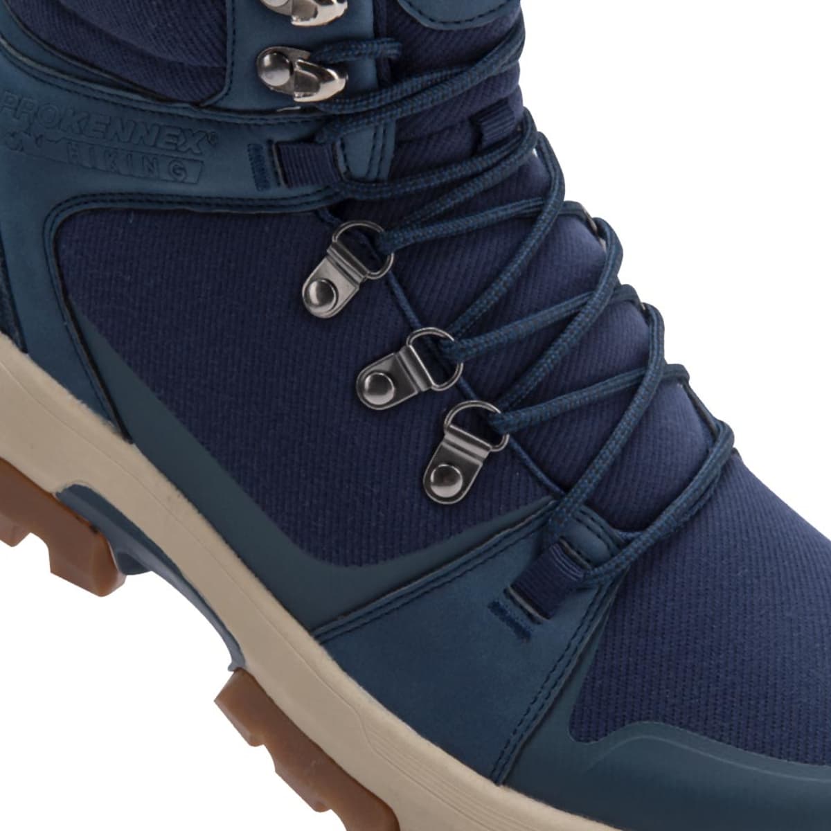 Botas tipo hiker marca Prokennex para hombre, color azul marino, mod. 1005063