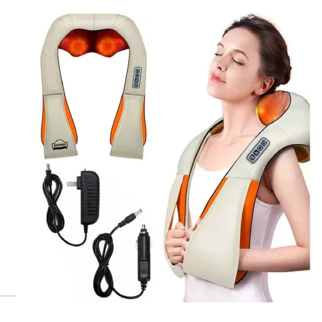 Masajeador Cuello Espalda Hombros Pies Calor