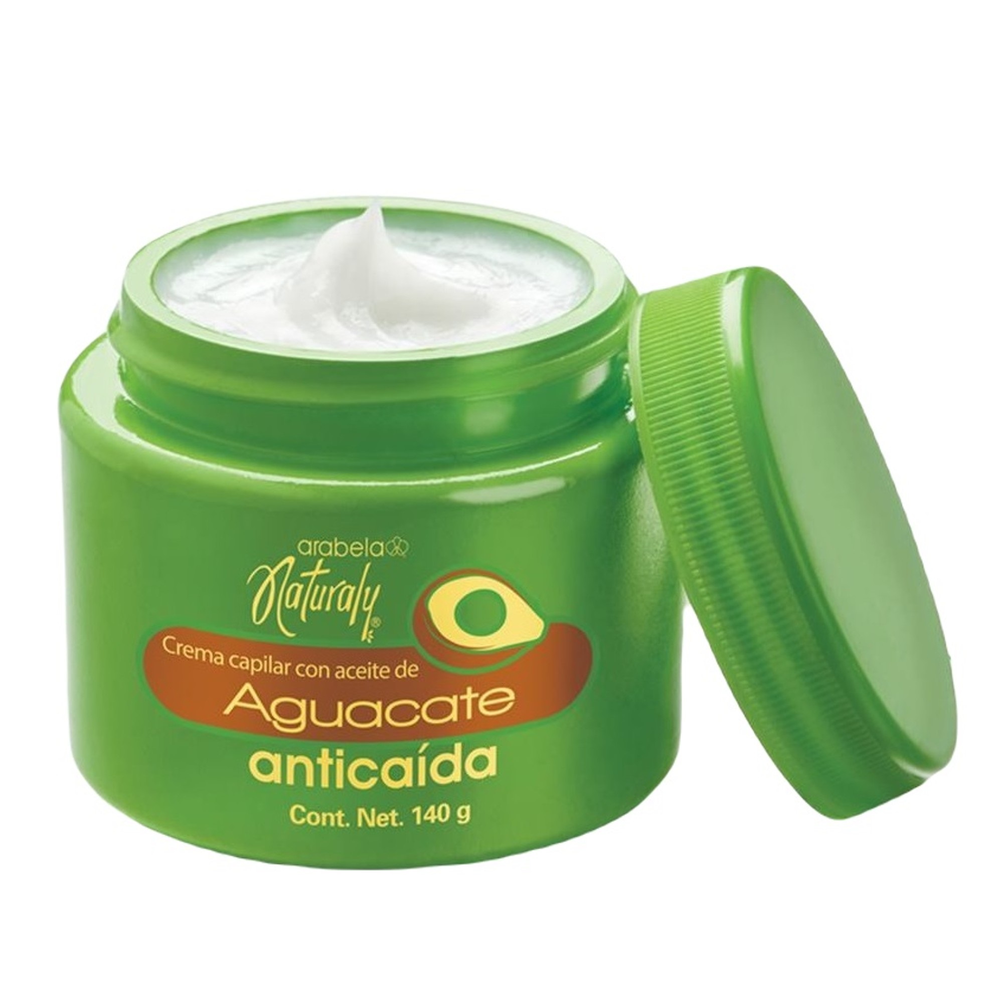 Crema Capilar Con Aceite De Aguacate Anticaída Naturaly Arabela