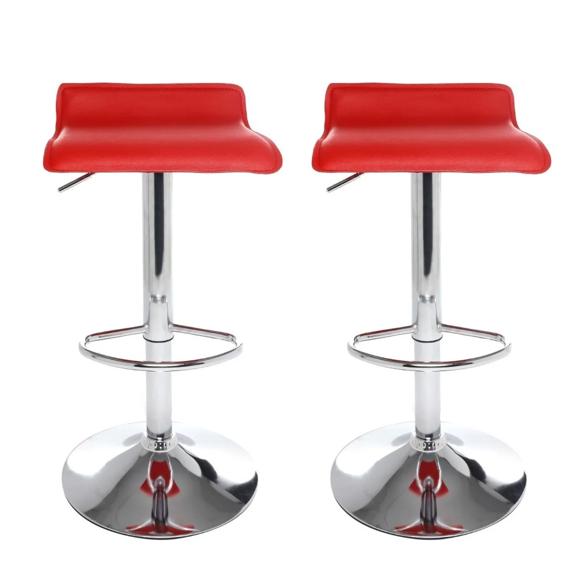 Bancos para Barra y Cocina Taburetes de Bar Ergonómicos Altura Ajustable y Rotación de 360