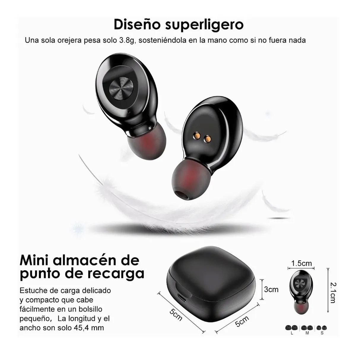 Auriculares Inalámbricos Bluetooth Con Manos Libres
