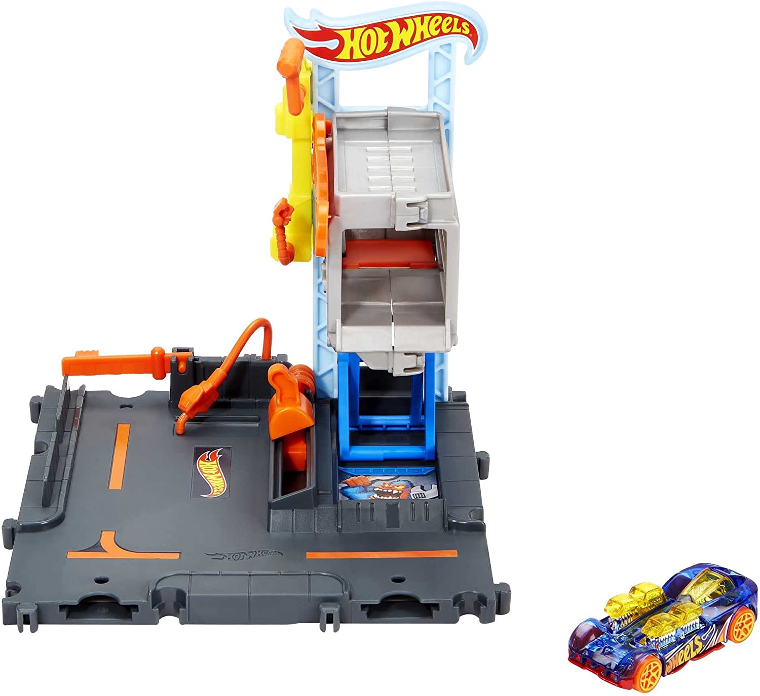Hot Wheels City, Taller de Reparaciones, Pista de Juguete 