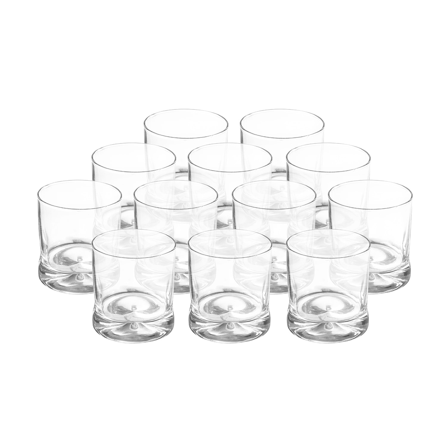 Vaso Doble Old Fashion Pedrada 243ml - 12 piezas - Crisa 