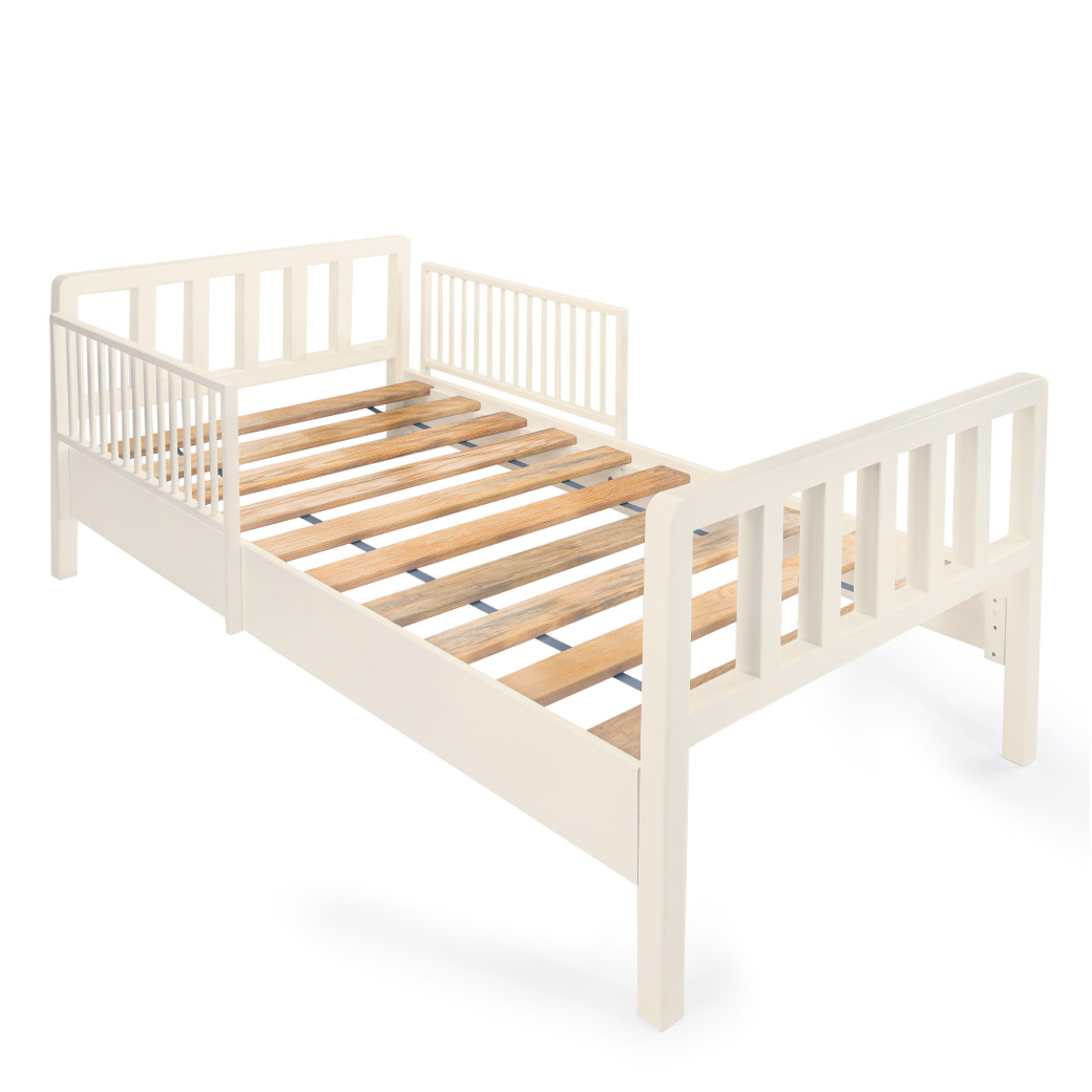 Cama moderna de madera para niños y niñas con barandales removibles DUDUK