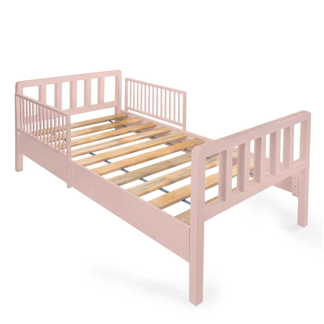Cama moderna de madera para niños y niñas con barandales removibles DUDUK