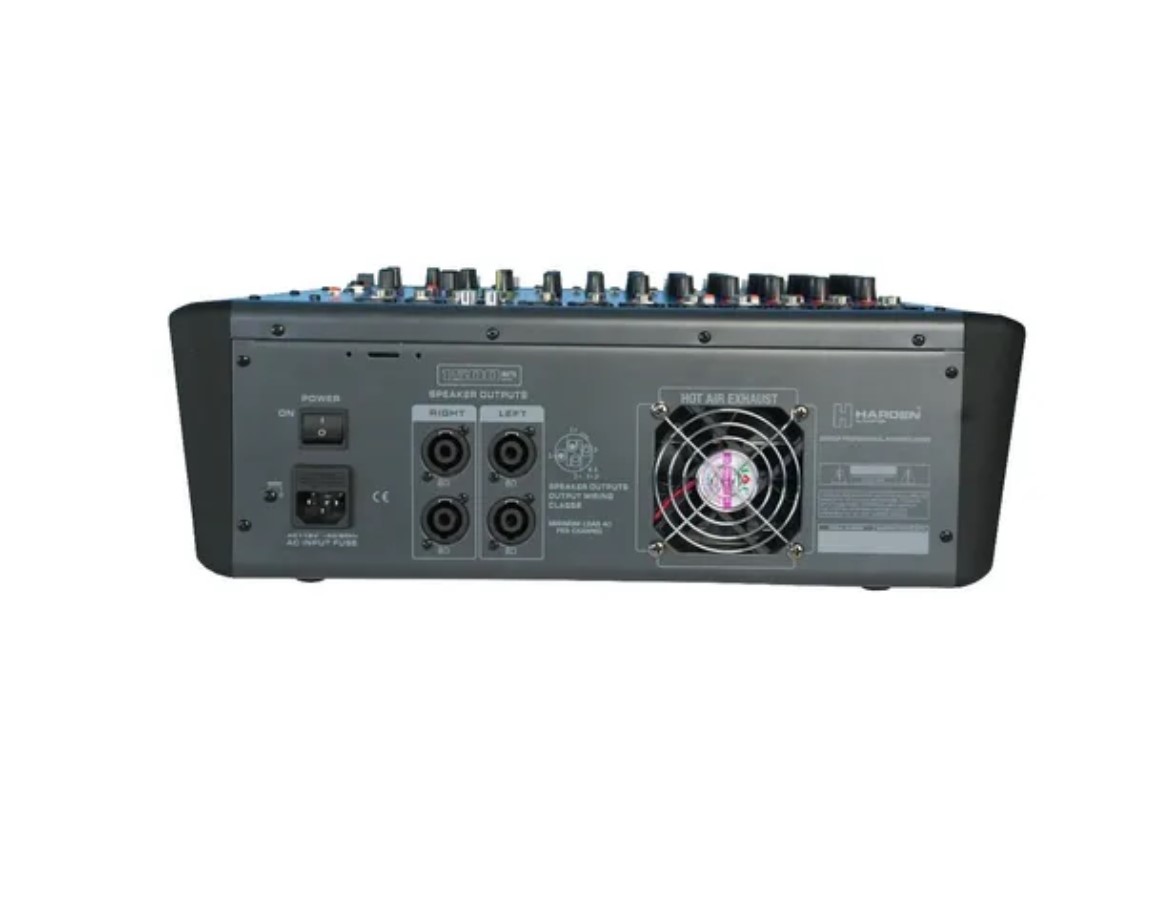 Mezcladora Amplificada Harden Kmx-p123 12 Canales C/efectos