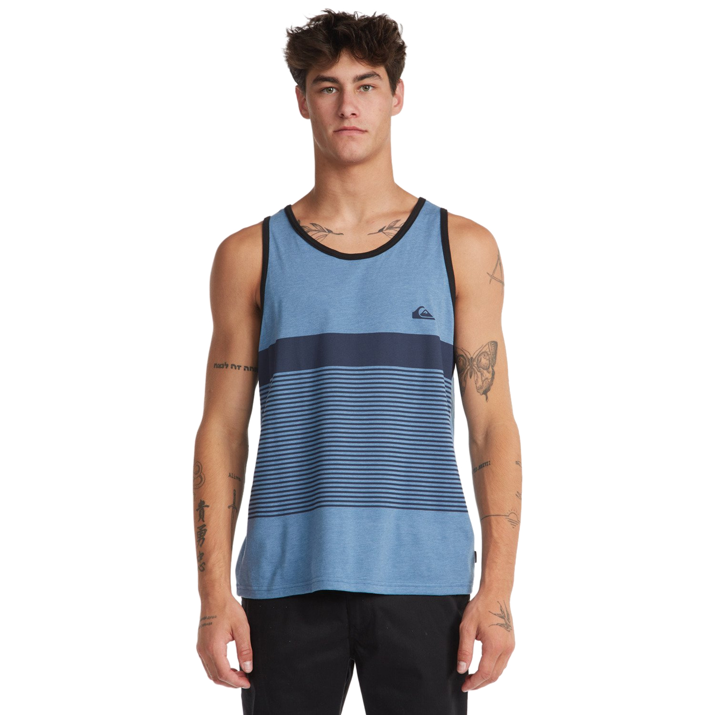 Camiseta Quiksilver Hombre Highline Tijuana Azul Tank Top AQYZT07516BMEH