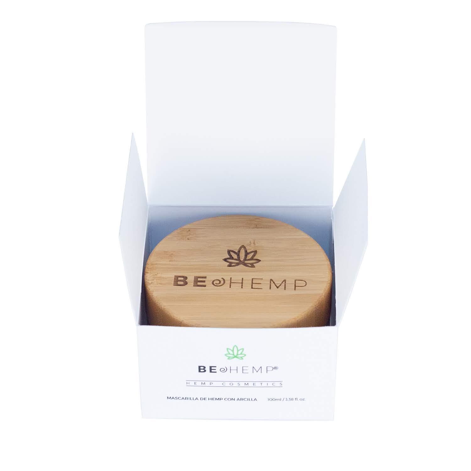 Mascarilla facial de arcilla tratamiento acné 100ml Beohemp