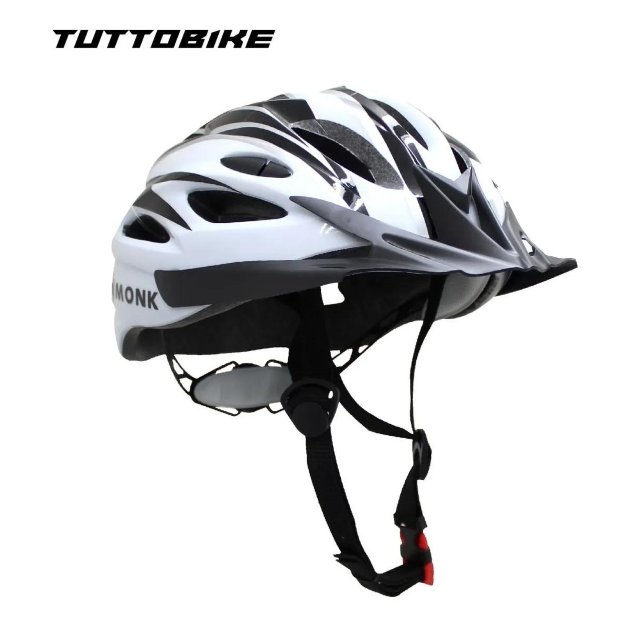 Casco Para Bicicleta Ciclista Monk Ciclismo Gris