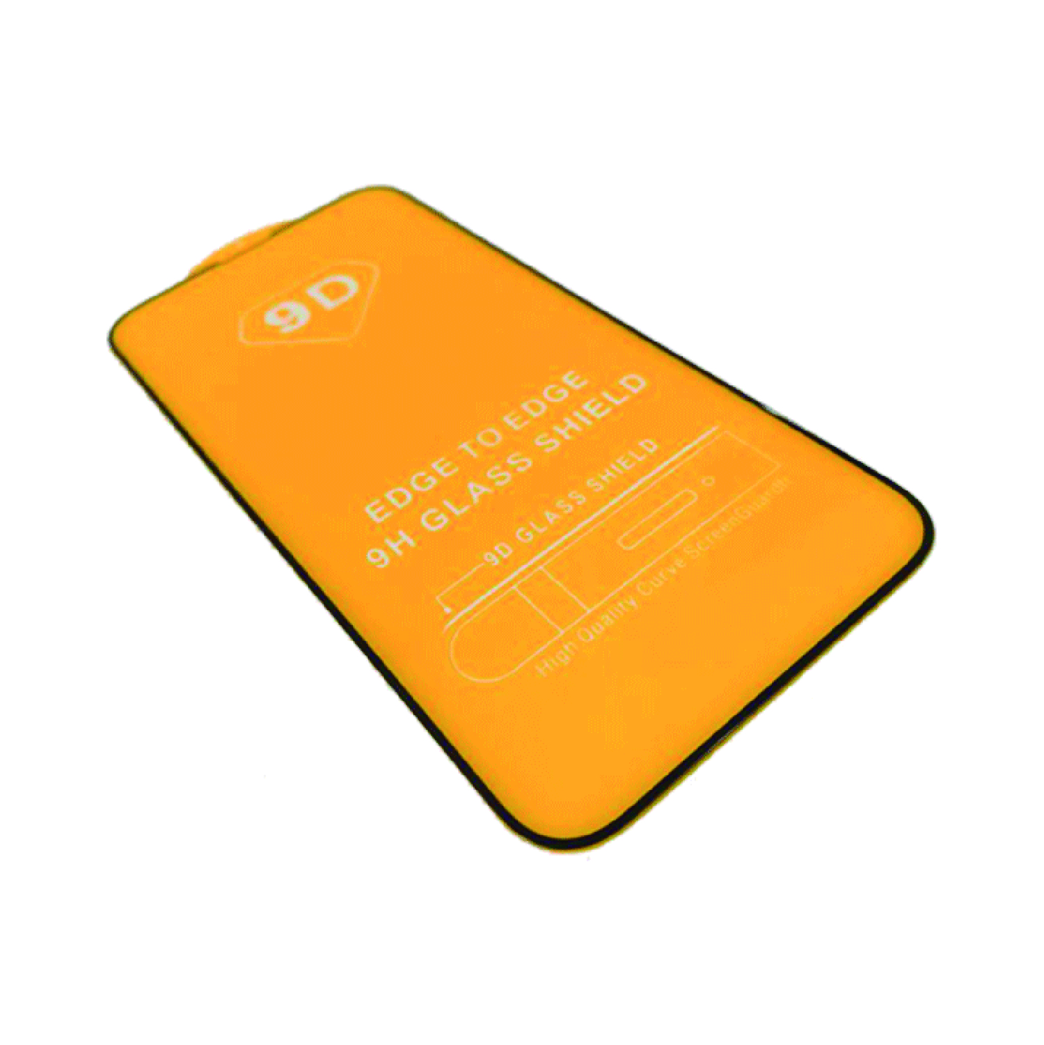 Mica Para Celular Cristal Templado 9d Borde Negro Protector