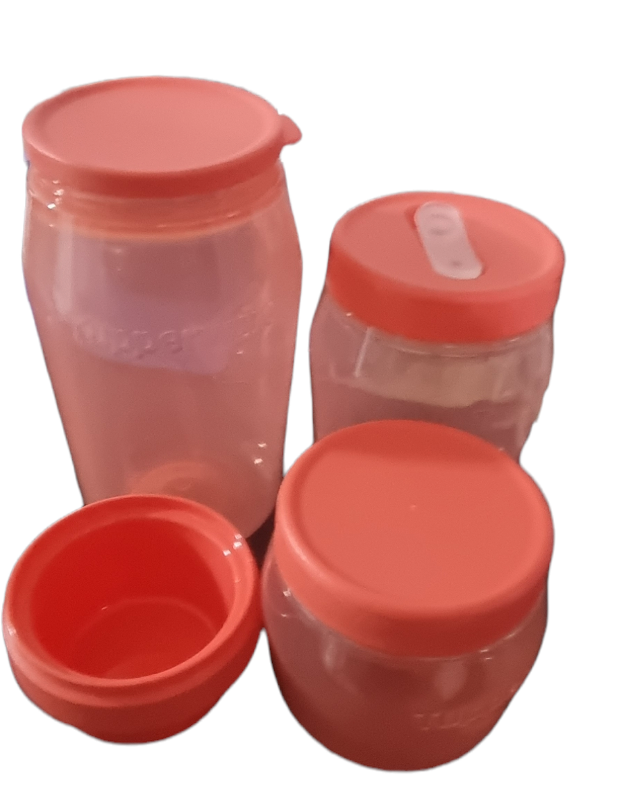 Set De Jarrones Universal Contenedor Tupperware