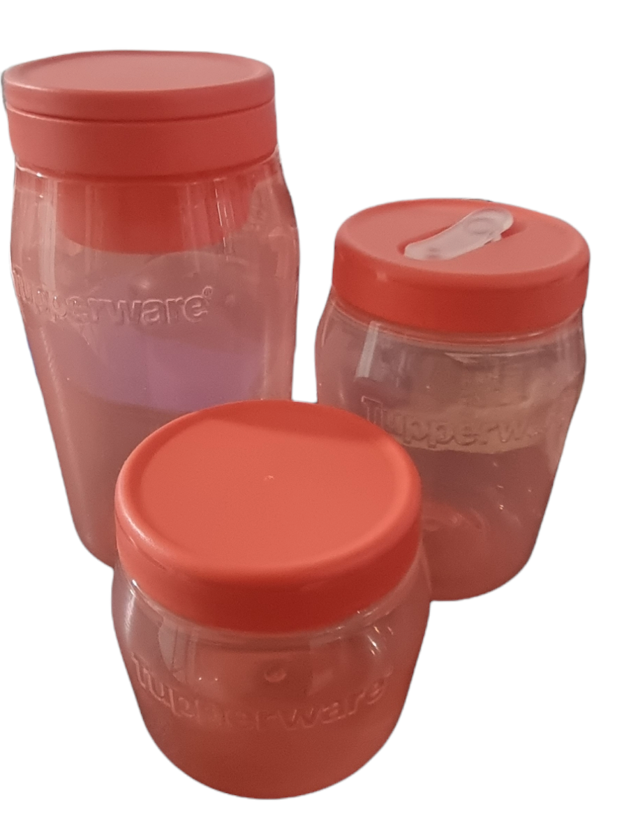 Set De Jarrones Universal Contenedor Tupperware