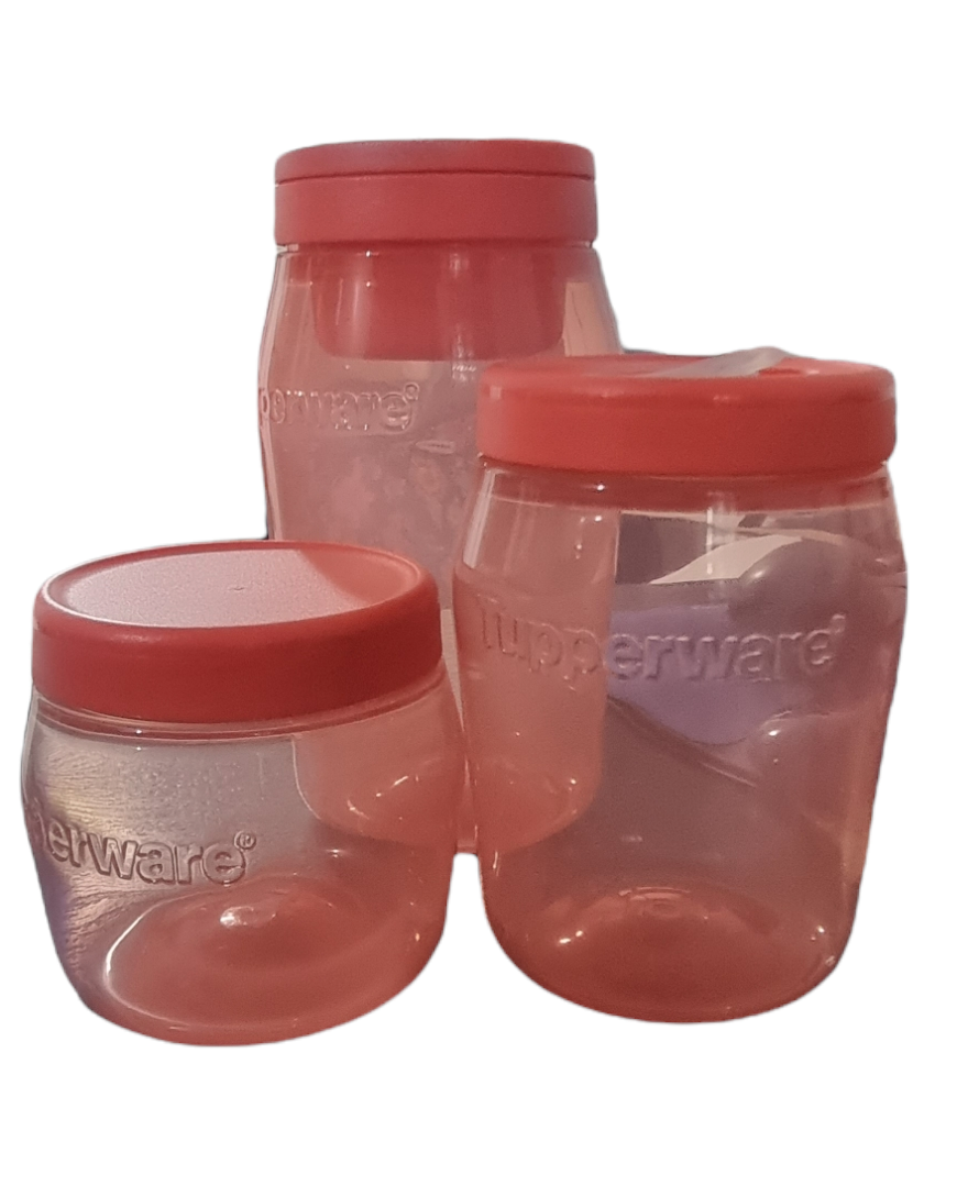 Set De Jarrones Universal Contenedor Tupperware
