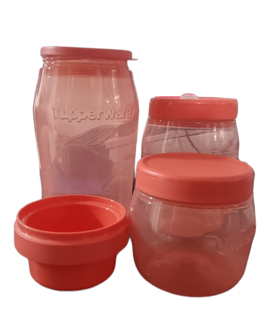 Set De Jarrones Universal Contenedor Tupperware