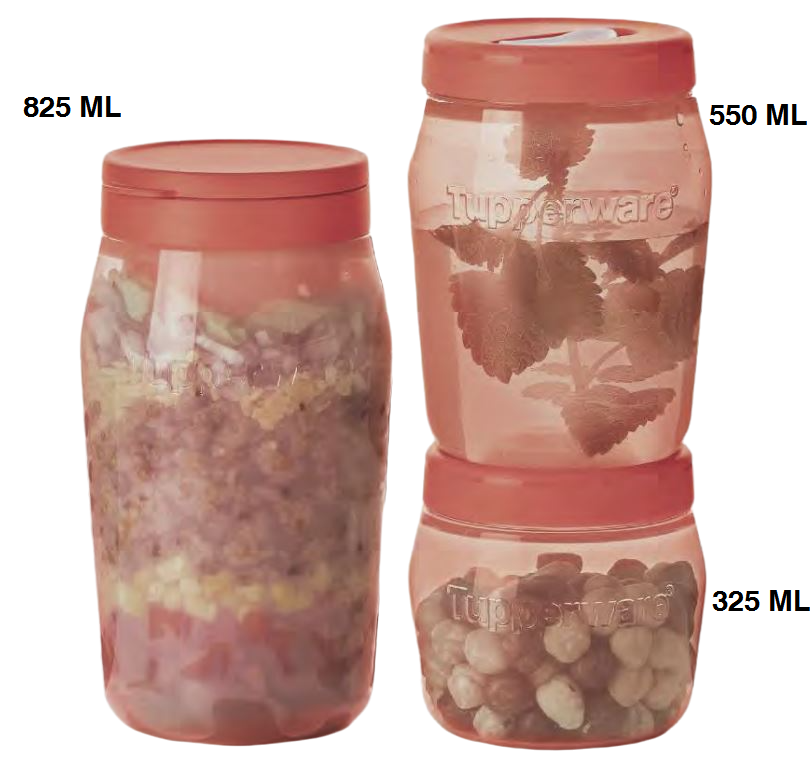 Set De Jarrones Universal Contenedor Tupperware