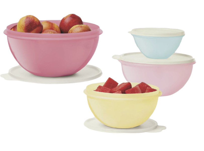 Set Tazones Maravilla Vintage Tupperware