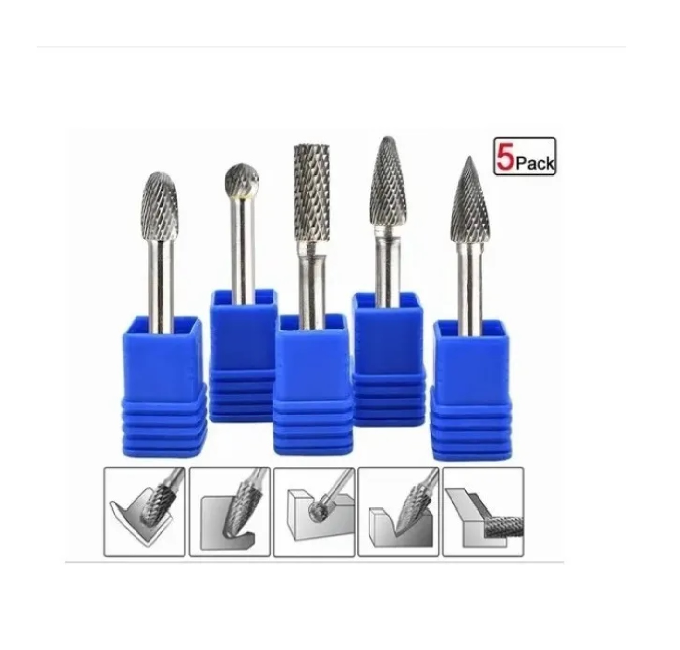 Kit Rebabeadores Carburo Tungsteno Fresa Taladro