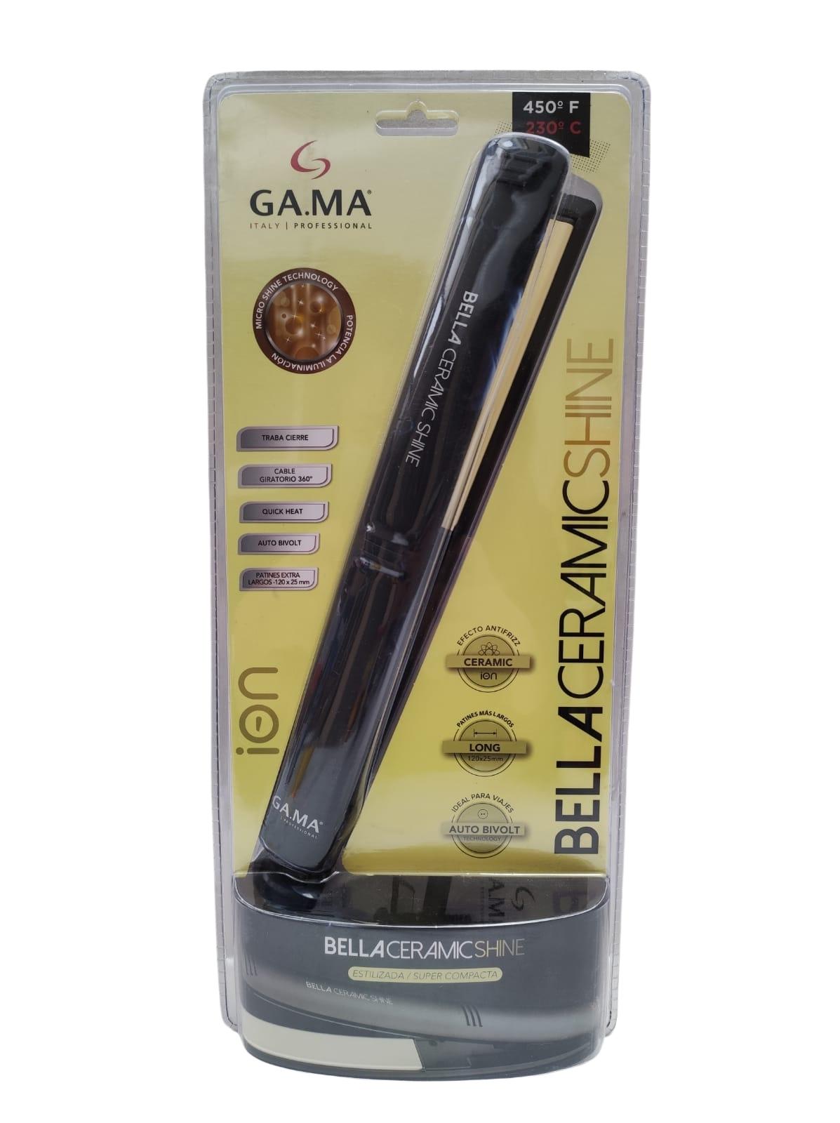 Plancha para Cabello Gama BELLA CERAMIC SHINE  