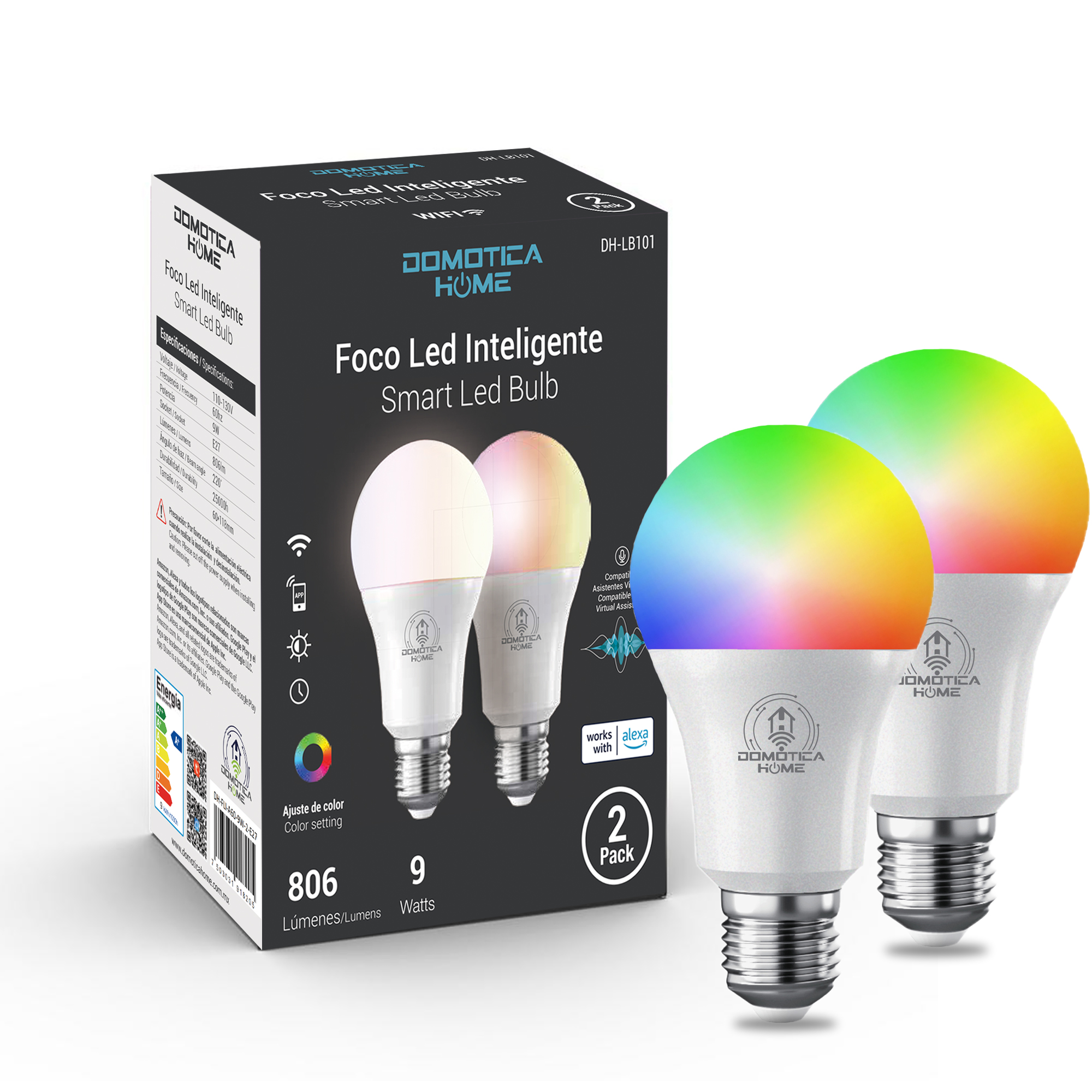 Focos Inteligentes Focos Para Conectar Con Alexa Kit Bocina