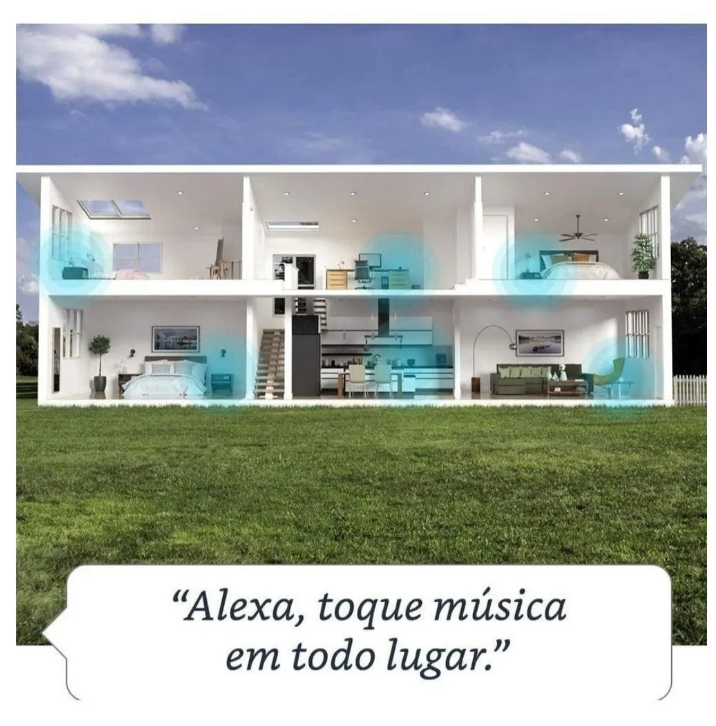 KIT ECHO DOT 5 NEGRO + FOCOS LED INTELIGENTES CERTIFICADOS ALEXA