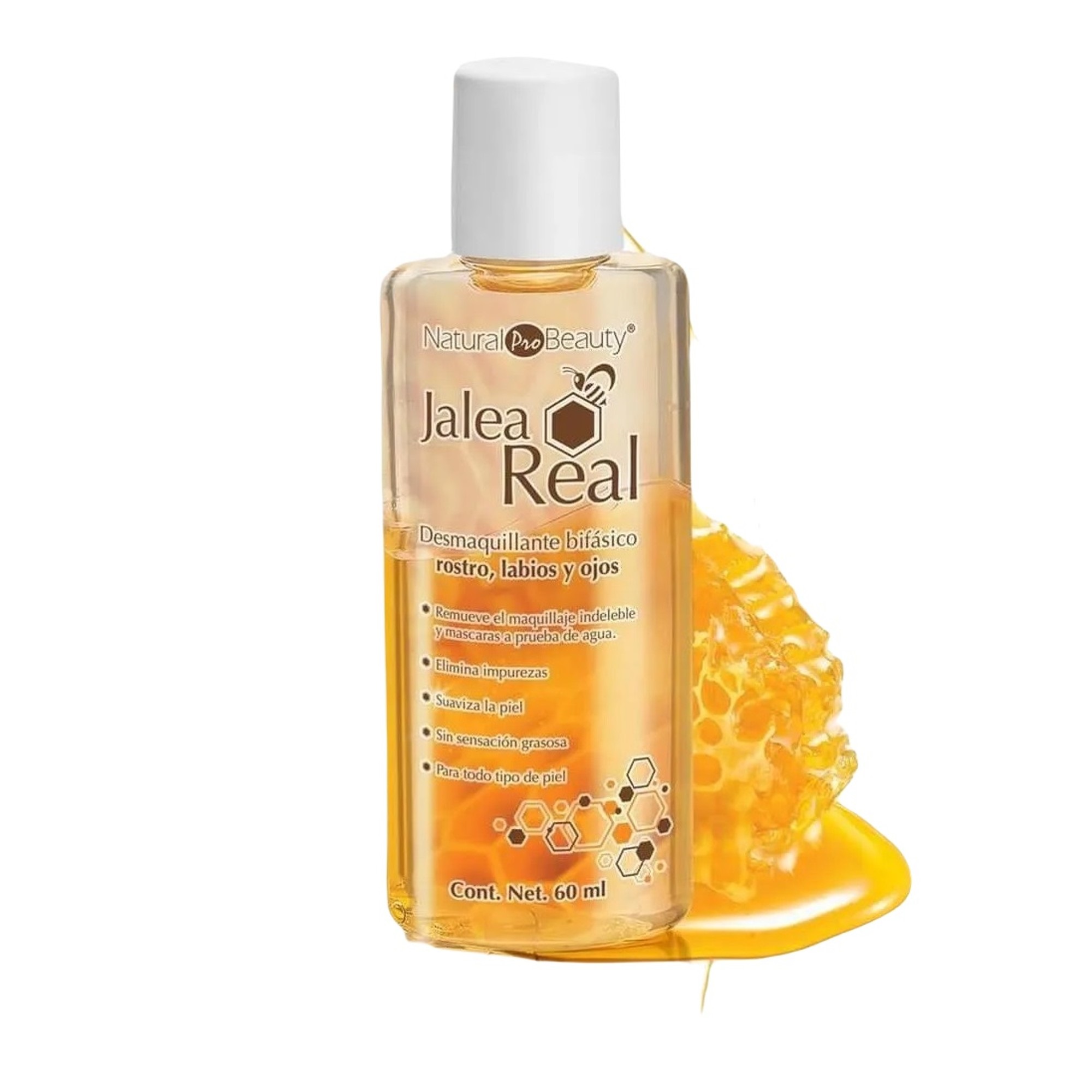 Desmaquillante Bifásico Jalea Real Natural Beauty Arabela