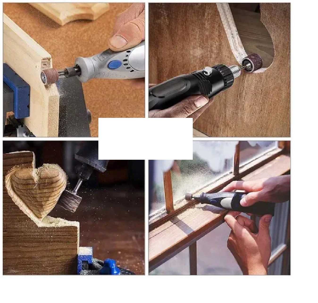 Set Lijas Y Mandriles 1/4 Para Dremel Mototool