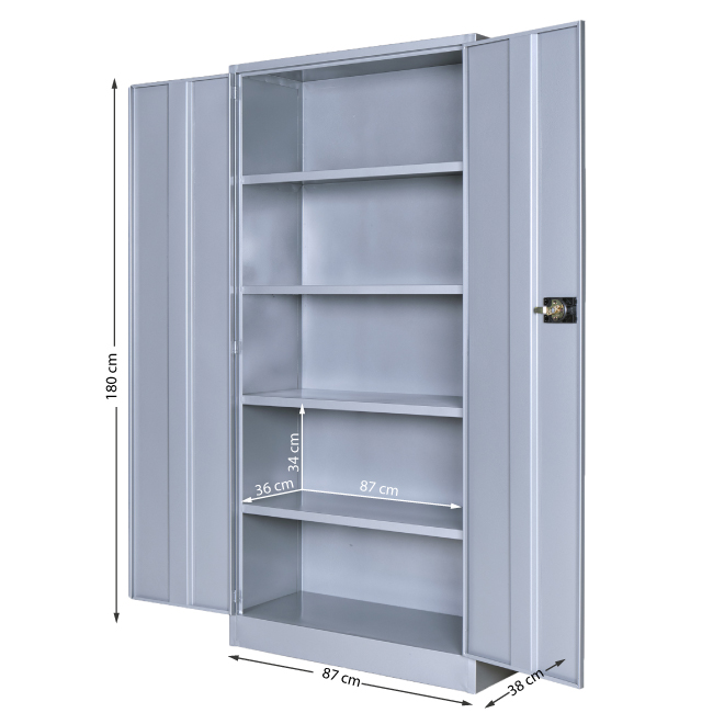 GABINETE CON 4 ENTREPAÑOS FIJOS