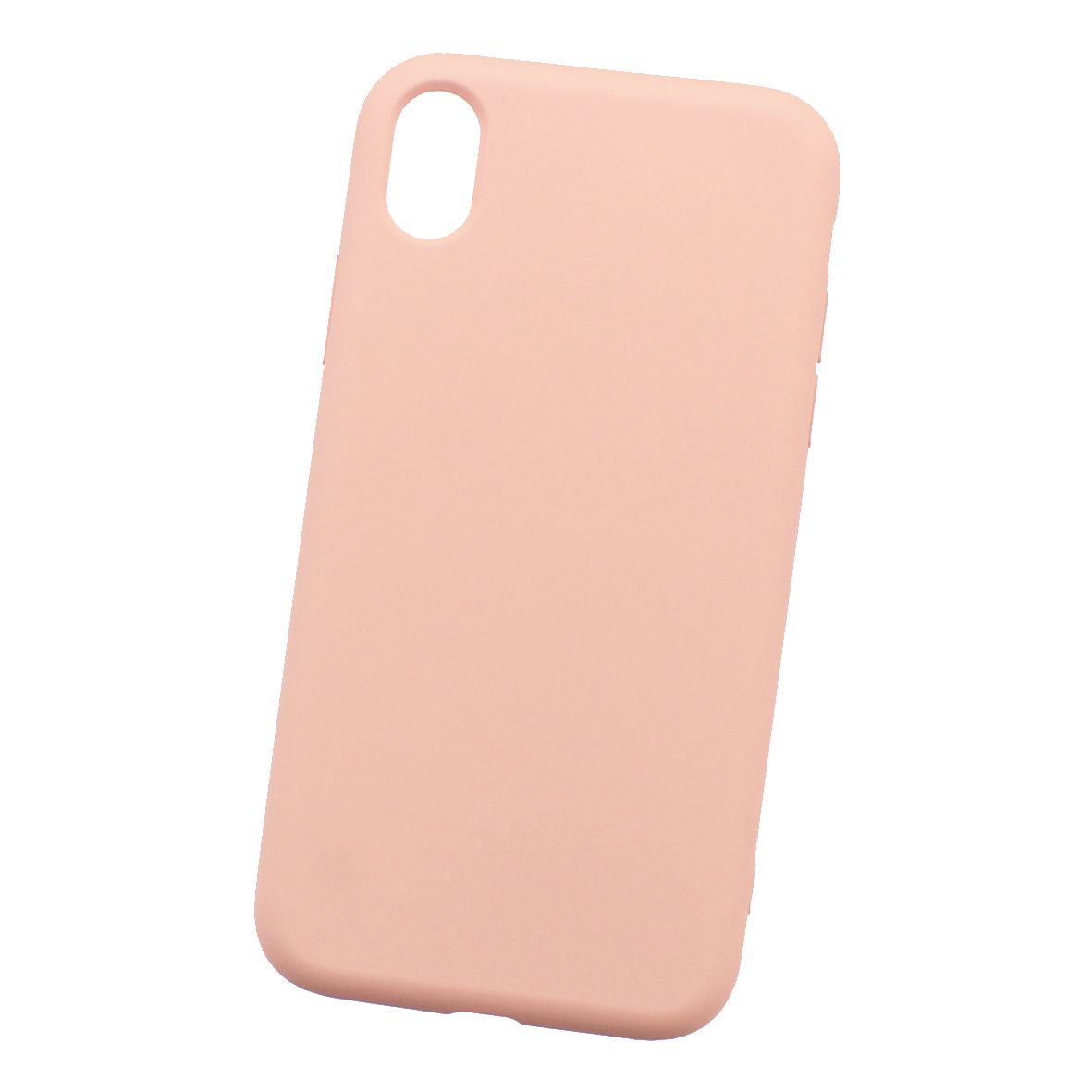 Funda Case Triche para IPHONE XR Diseño Silicon Liso Color Rosa