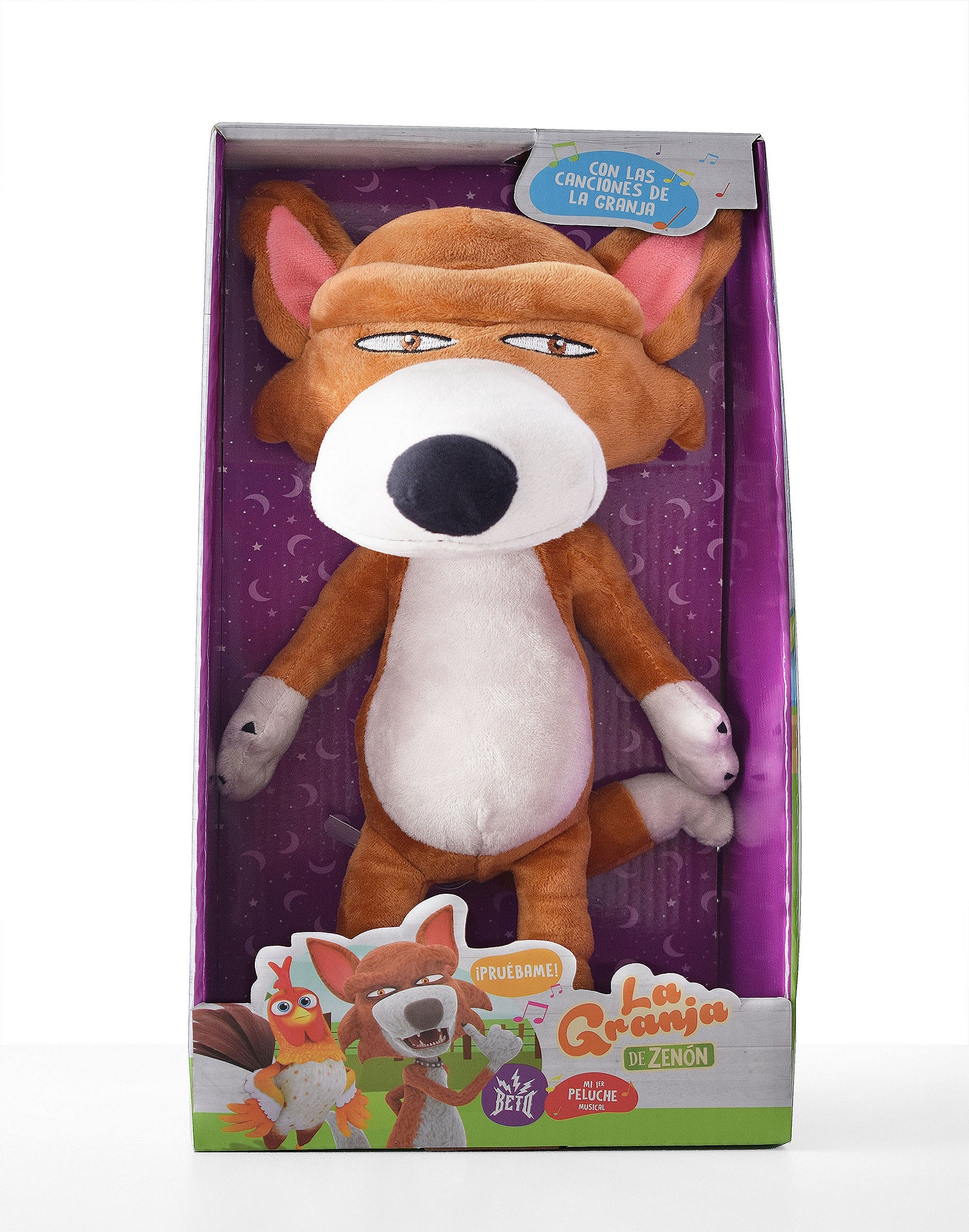 Lobo Beto Peluche Musical 30 Cm La Granja De Zenon El Reino Infantil